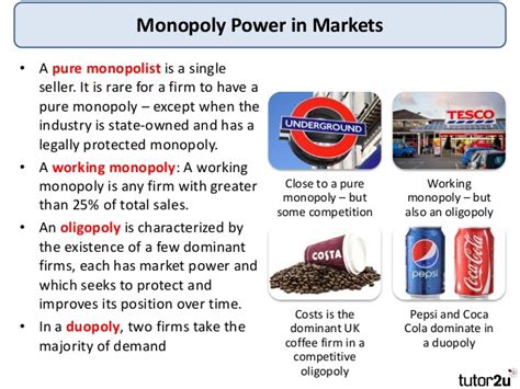 Pareto efficiency refers to a situation in which any improvement to one area would cause a corresponding harm to someone else. Tutor2u - Market Failure - Monopoly Power