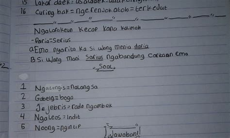 Contoh 10 Kalimat Pasif Bahasa Sunda