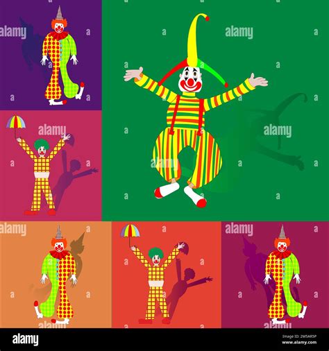 Clown Show Stock Vector Images Alamy