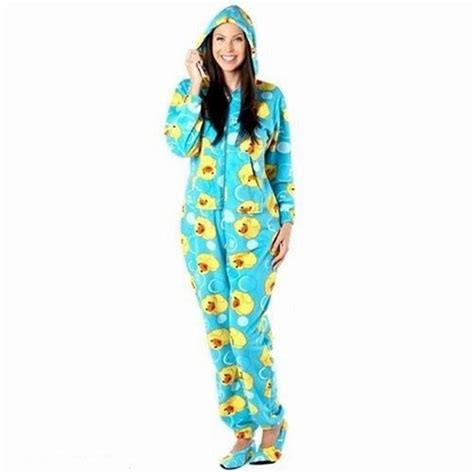 Ladies Fleece Onesie Pyjamas One Piece Pajama Free Matching Headband