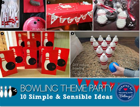 10 Ways To Host A Bowling Birthday Party With Homemade Ideas