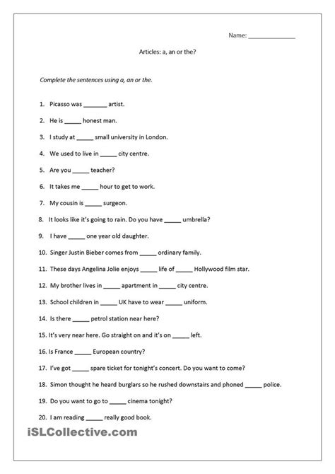 Please note that the english language scheme or work for primary 2 (1st term, 2nd term and 3rd term) provided here are the currently government approved scheme of work applicable to all public and private primary and montessori schools in nigeria so you can trust the source of the information. Articles worksheet (a, an, the) includes answers ...