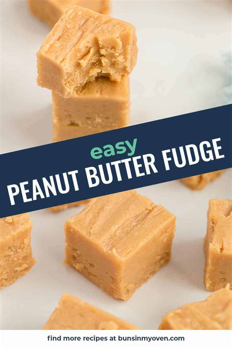 Easy Microwave Peanut Butter Fudge Recipe Buns In My Oven