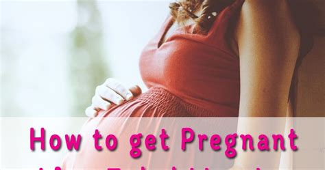 Real Result To Getting Pregnant Quickly And Naturally How To Get Pregnant After Tubal Ligation