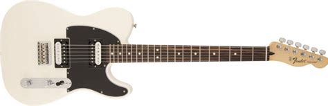 Fender Standard Telecaster Hh Olympic White Rosewood Long And Mcquade