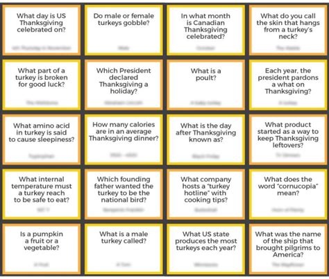 Challenge them to a trivia party! Free Free Printable Thanksgiving Trivia - Hey, Let's Make ...