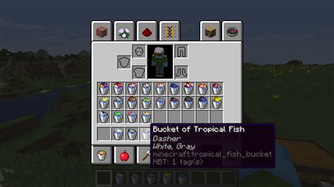 Visual Fish Buckets Minecraft Texture Pack