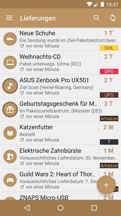 Lieferungen Sendungsverfolgung Amazon De Apps F R Android