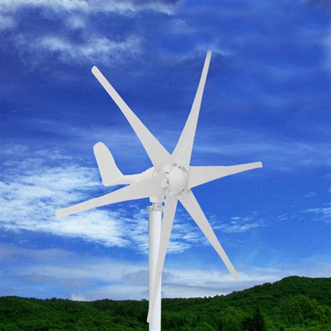 800w 12v24v48v 6 Nylon Fiber Blades Horizontal Residential Wind