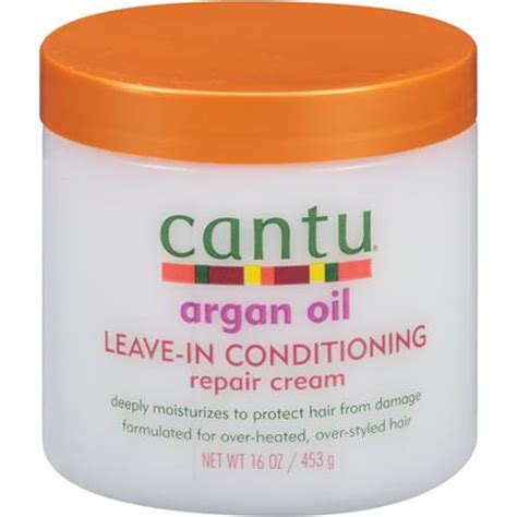 Cantu Argan Oil Leave In Conditioning Repair Cream 16 Oz Top Hair Wigs