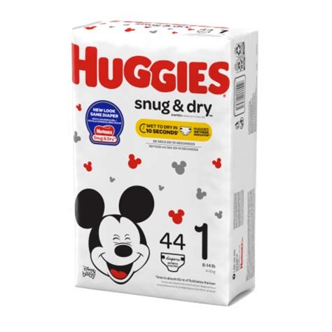 Huggies Snug And Dry Diapers Size 1 44 Ct Bakers
