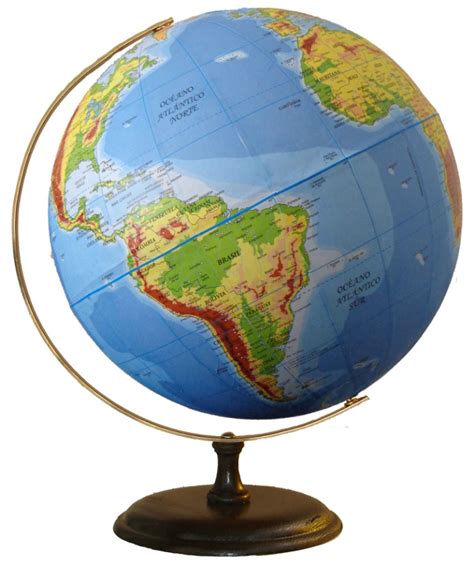 Los globos terráqueos modernos incluyen paralelos y meridianos, que se pueden localizar algún lugar de la tierra (globo terráqueo, 2013). Imágenes de un globo terráqueo - Imagui