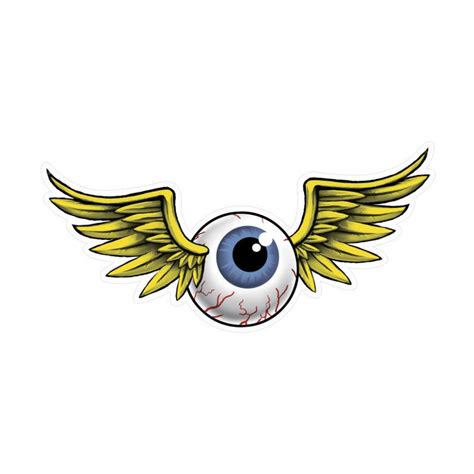 Eyeball Metal Sign Eyeball Art Flying Eyeball Art Flying Eyeball Tattoo