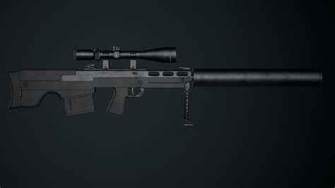 3d Model Vks Sniper Rifle Vr Ar Low Poly Cgtrader