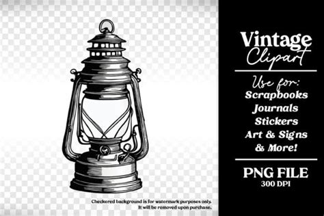 Vintage Lantern Graphic By Lisa Smith · Creative Fabrica