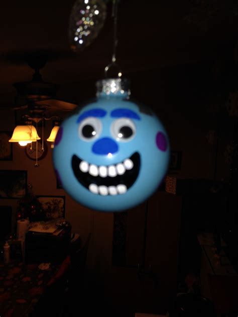 Continuing to create disney christmas ornaments. Character ornament...Sully from Monsters Inc. | Christmas ...