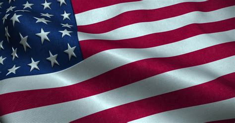 American Flag Waving Animation