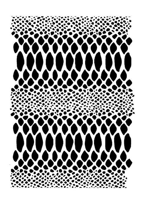 Snake Skin Print Pattern Stencil Etsy Canada In 2022 Print Design