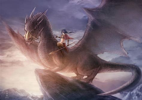 Dragon Rider By Nekomancerz On Deviantart