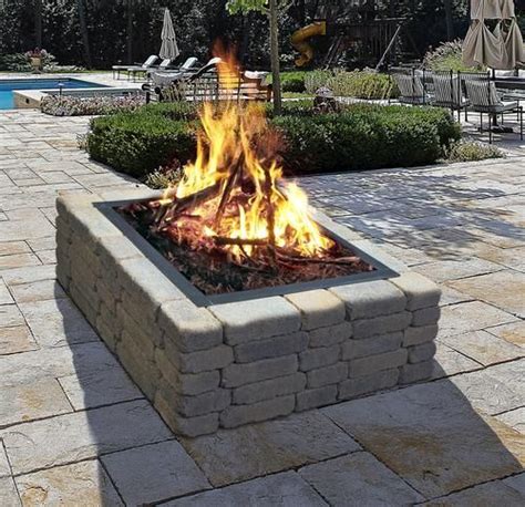 36 inch inside diameter x 42 inch outside diameter x 10 inch tall, weighs 29 pounds. Backyard Creations™ 36" Square Fire Ring at Menards | Fire ...