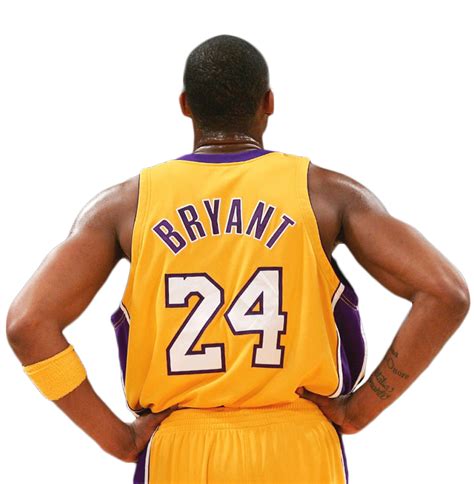Kobe Bryant Jersey Back View Png Image Ongpng