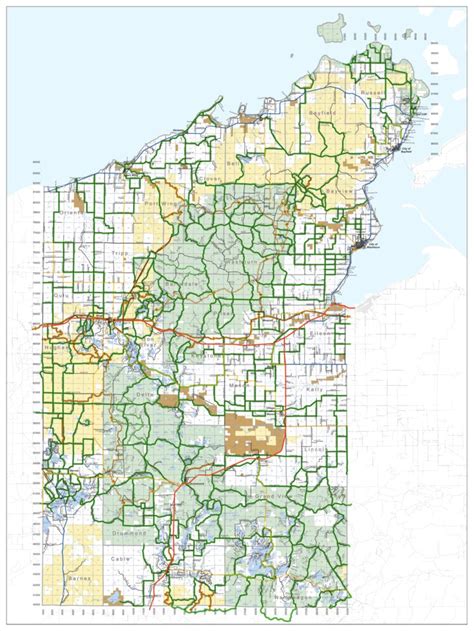 Atv Trails Wisconsin Map Map Of Us Topographic
