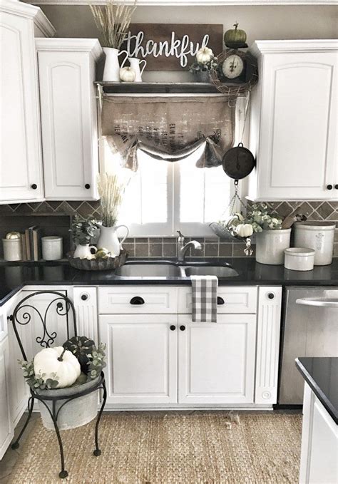 Most french kitchens, like the italian ones do consider the chopping table as a centre piece for the kitchen. Bless This Nest | Fall Farmhouse Kitchen Home Tour ...