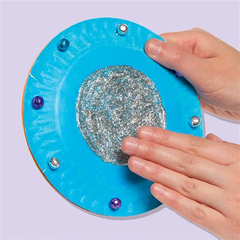 Paper Plate Tambourine Craft Activity Guide Baker Ross