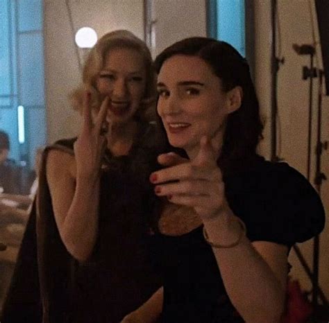 Rooney Mara Cate Blanchett Nightmare Actresses Couple Photos Film