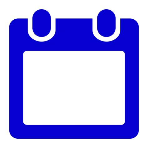 Blue Calendar Icon