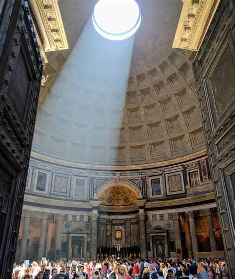 The Light Of The Pantheon Rome Rtravel