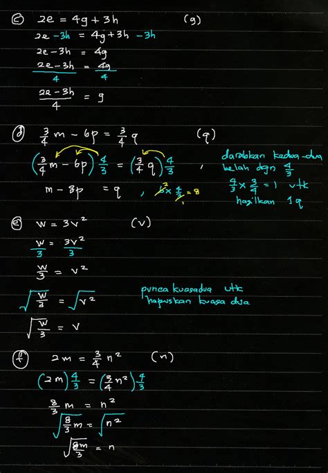 Contoh soalan dan jawapan persamaan linear serentak via. Cikgu Azman: Tingkatan 2 Matematik Bab 3 Rumus Algebra ...