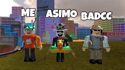 Playing With Asimo And Badcc Roblox Youtube