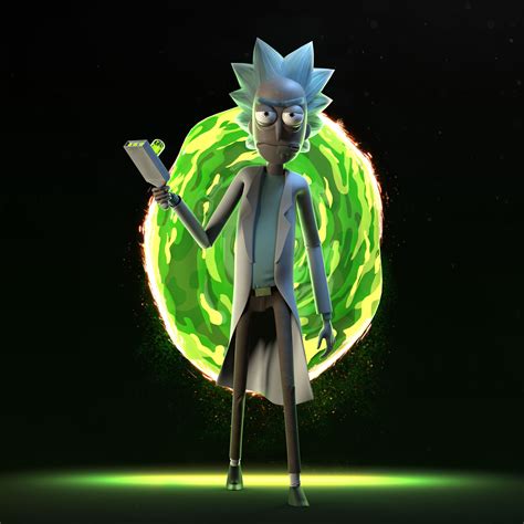 Artstation Rick Sanchez From Rick And Morty Series