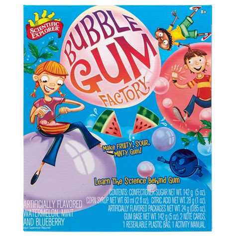 Scientific Explorer Bubble Gum Factory Kit 8 Activities Chemistry