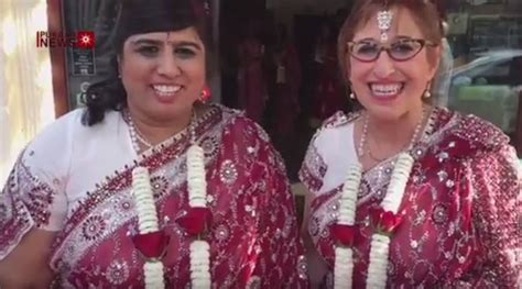 Hindu Jewish Women Marry In Uks First Interfaith Gay Wedding World