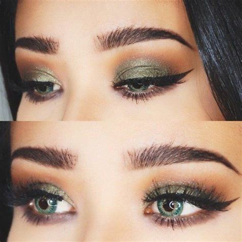 Maquillage Coloré Yeux Verts Jolies Images 2021