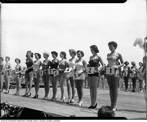 1950s toronto beauty contest vintage beauty 50s swimsuit