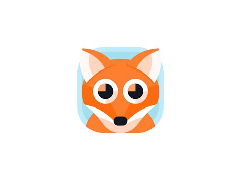 Fox App Icon Illustration Uplabs