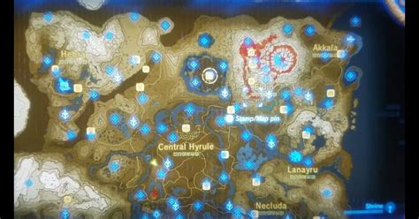 Breath Of The Wild All Shrine Locations Map Maps Catalog Online