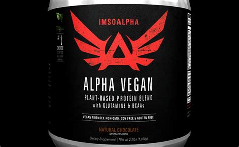 This protein powder developed by calum von moger's supplement company staunch offers some great tasting, quality vegan protein. Alpha Vegan from Mike Rashid's ImSoAlpha