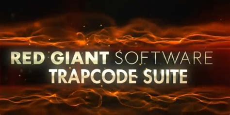 Red Giant Release Trapcode Suite 121