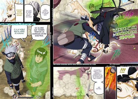 Naruto Manga 566 Kakashi And Guy By Iitheyahikodarkii On Deviantart