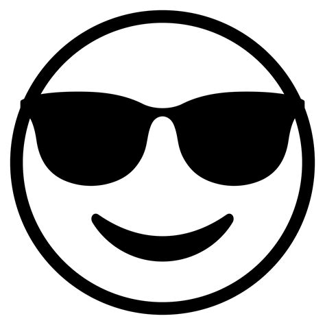 Download Emoticon And Smiley Black White Emoji Clipart Png Free