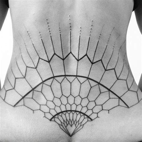 Geometric Back Tattoo Tattoomagz › Tattoo Designs Ink Works