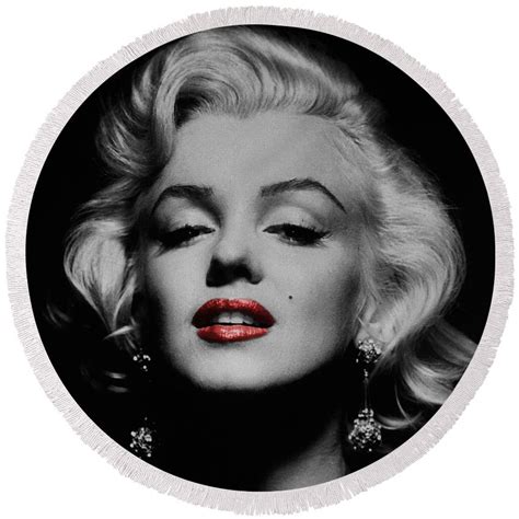 Marilyn Monroe 3 Round Beach Towel For Sale By Andrew Fare