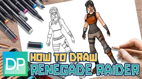 Drawpedia How To Draw Renegade Raider From Fortnite Step By Step