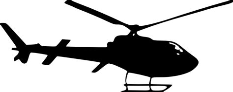 9 Helicopter Silhouette Side View Png Transparent