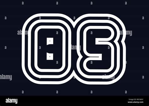 Black And White Alphabet Letter Bs B S Logo Combination Design Suitable