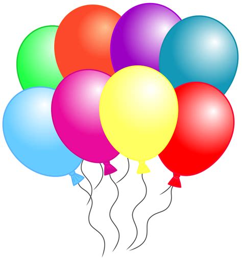 Balloon clipart that can be downloaded individually and ...
